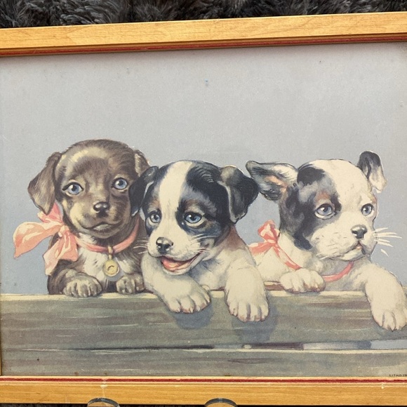 Vintage Puppy Dog Trio. - Picture 2 of 14
